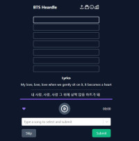 BTS Heardle