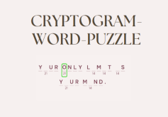 Cryptogram Word Puzzle