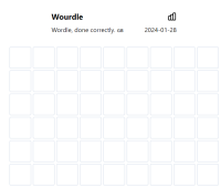 Wourdle